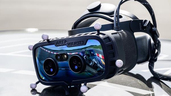 The state-of-the-art Varjo XR-3 headset: costs around ￡6700