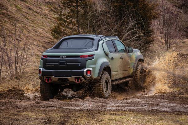 A 2021 Silverado ZR2 that competed in 2021. Chevrolet