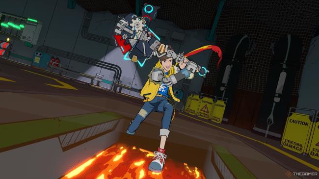 Chai using the parry in Hi-Fi Rush.