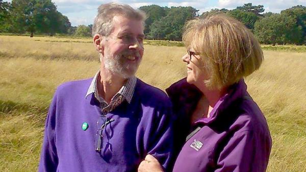 Kevan and Patricia  Donoghue.</p>

<p>　　Pic: PA