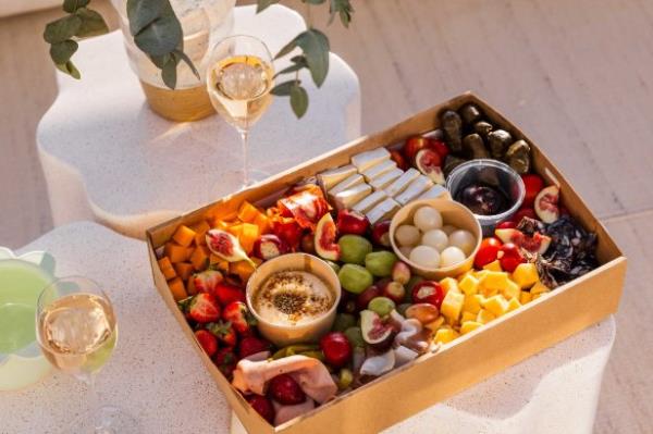 A number of catering options are available for Glass Room guests.