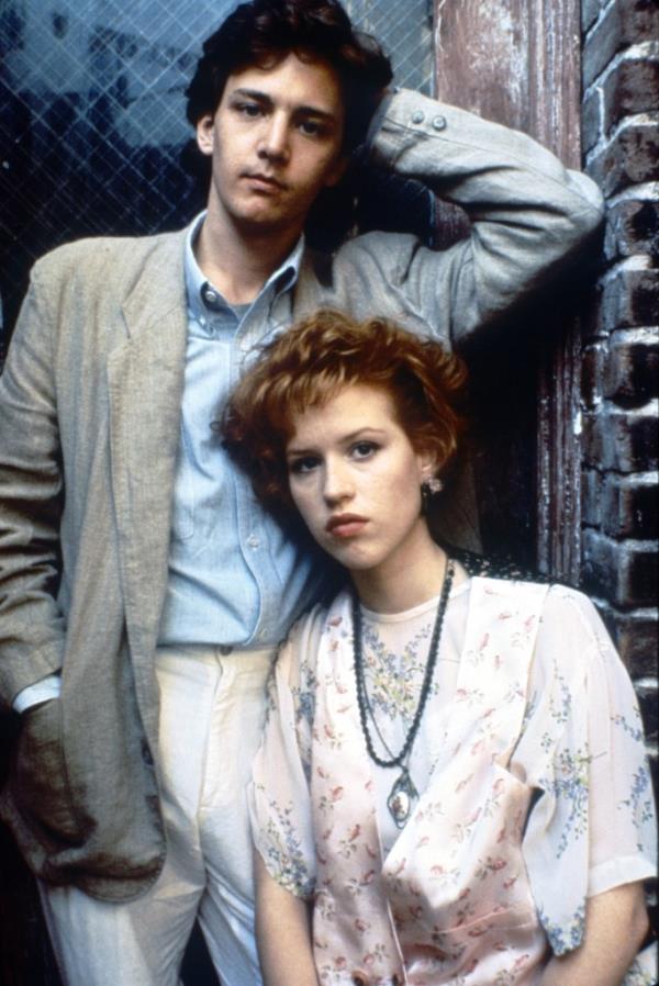Andrew McCarthy with Molly Ringwald in 