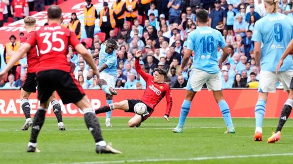 Jeremy Doku scored Manchester City's o<em></em>nly goal of the match. Pic: PA