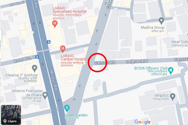 The place wher<em></em>e the shooting happened.