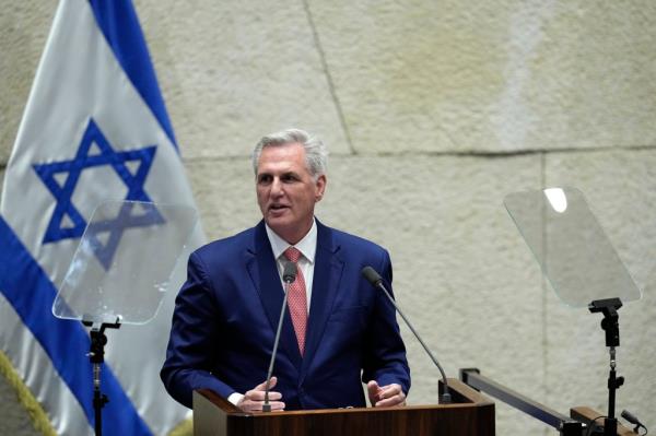 House Speaker Kevin McCarthy in the Knesset