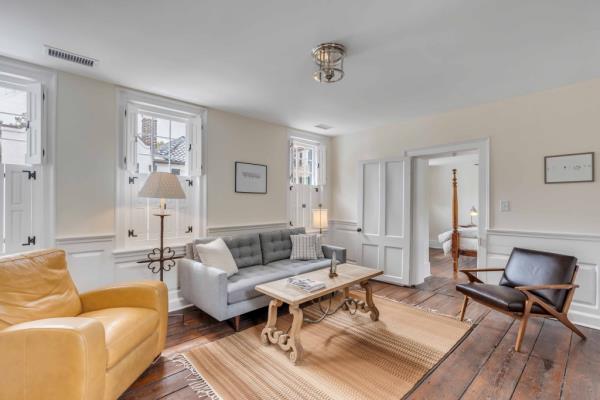 The second floor sitting area.