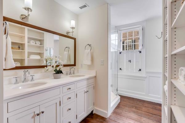 One of three bathrooms.