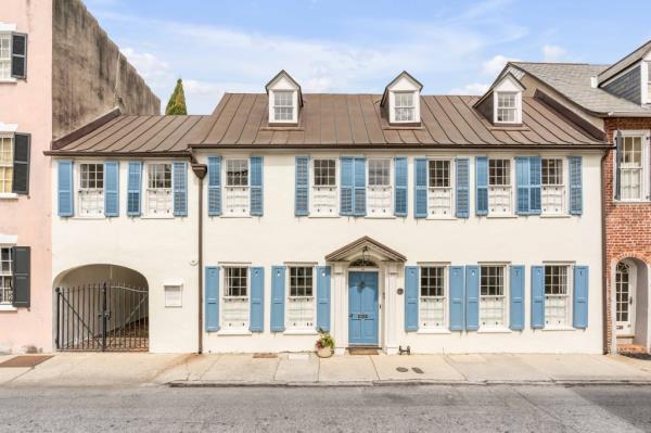 The home comprises three stories.