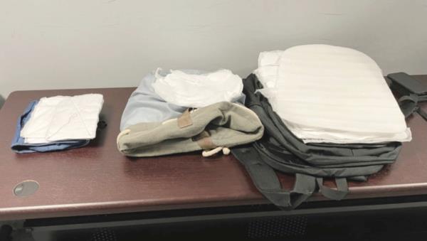 Authorities also found cocaine in Familia's luggage and bags, weighing nearly 20 pounds. 