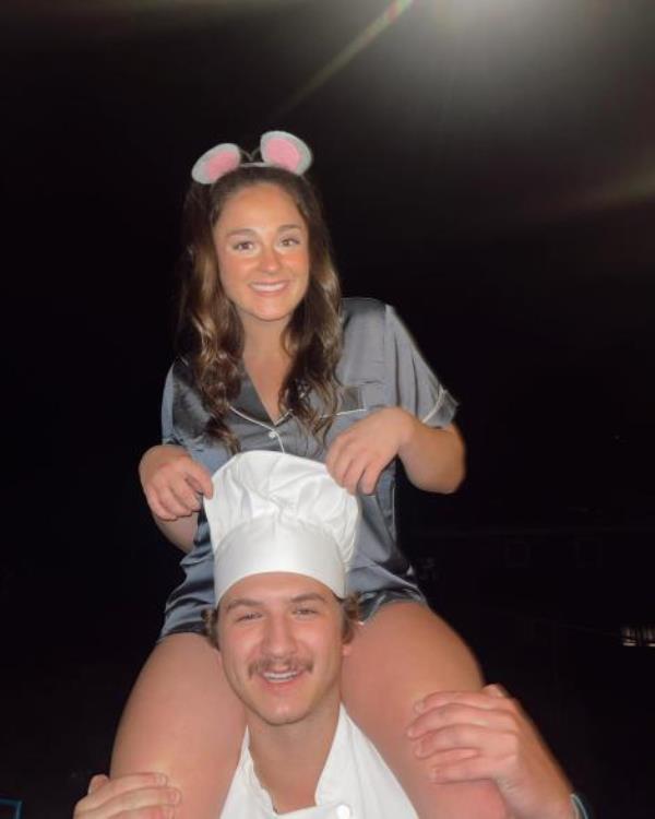 Pictured are Xana Kernodle and Ethan Chapin.