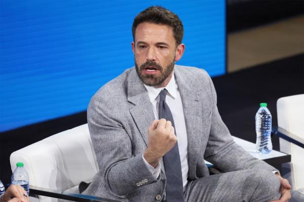 Ben Affleck on stage