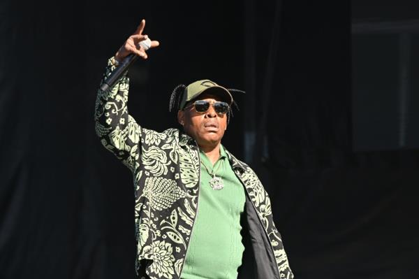 Coolio performs for one of the last times at Riot Fest on September 18, 2022, in Chicago.