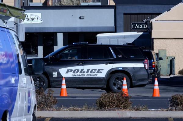 The scene of the Club Q shooting in Colorado Springs