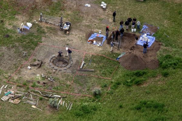 A portion of the property wher<em></em>e JJ's and Tylee's remains were discovered in June 2020. 