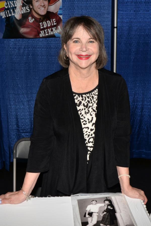 Cindy Williams appears at a 2019 nostalgia co<em></em>nvention in Anaheim, California.