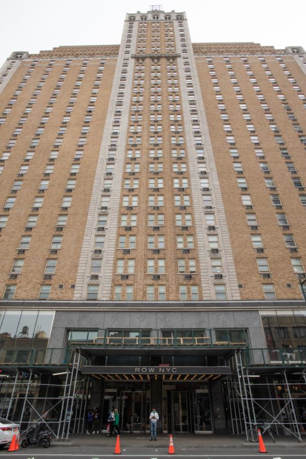 Front view of the Row NYC hotel