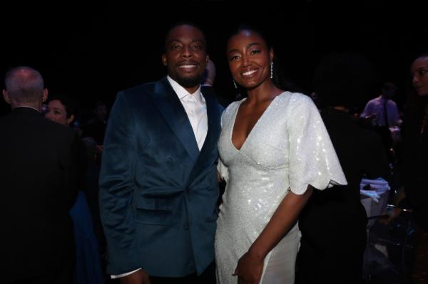 Woody McClain and Patina Miller attend the BAM Gala at Howard Gilman Opera House on May 10, 2023