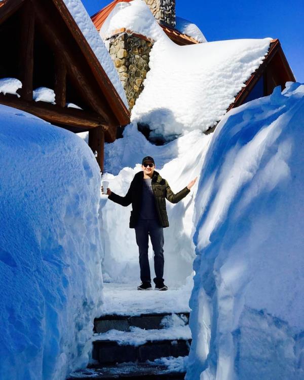 Renner often shared photos of his home buried in snow on his social media accounts.