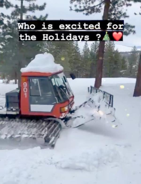 Renner expressed excitement for the holidays — and associated cleanup efforts — on his social media channels.