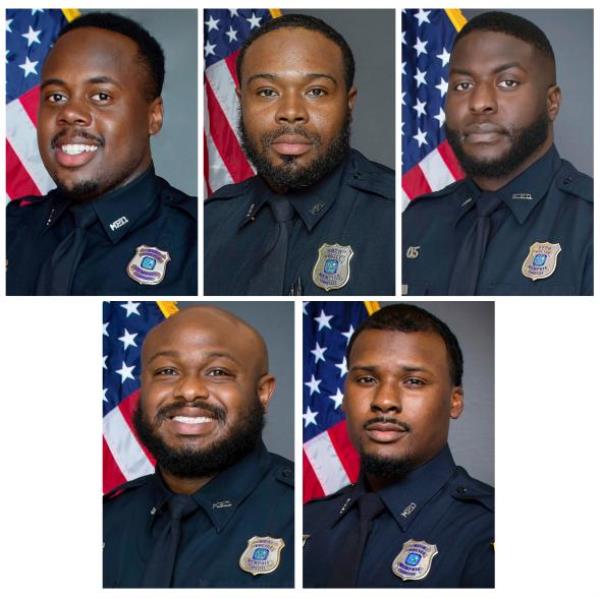 Five former Memphis police officers have been charged with second-degree murder.