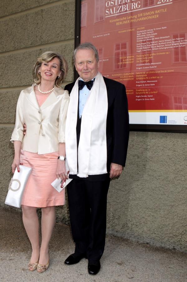 Wolfgang Porsche  and Claudia Huebner.