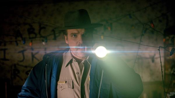 David Harbour as Jim Hopper in 