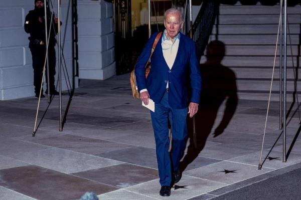 US President Joe Biden departs the White House in Washington, DC, on December 27, 2022. - The President and First Lady are traveling to the US Virgin Islands to celebrate the New Year with family. (Photo by Jim WATSON / AFP) (Photo by JIM WATSON/AFP via Getty Images)