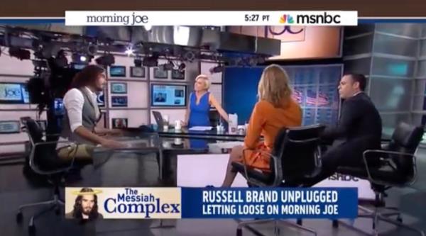 Russell Brand on MSNBC's 