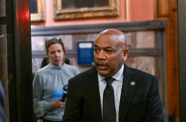 It is unclear if Heastie was at the office at the time of the shooting.