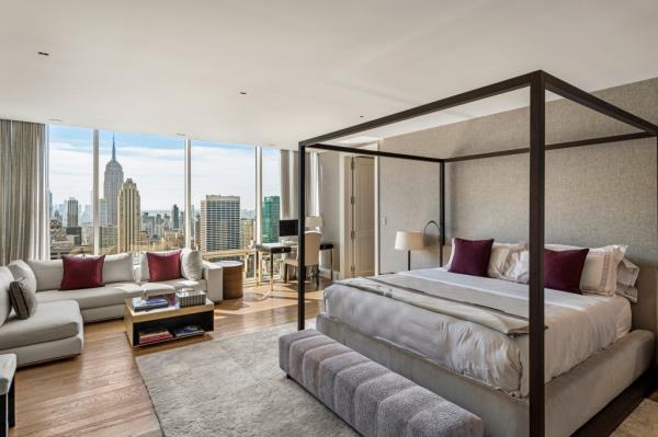 One of the bedrooms.