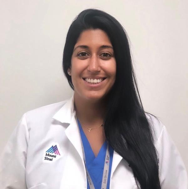 Reeva is is a physician's assistant in the Mount Sinai system.