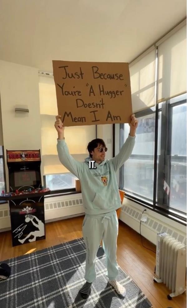 dude with sign home tour