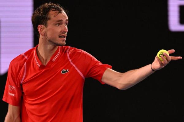 Daniil Medvedev yelled at a fan to 'f--k off!' during the Australian Open.