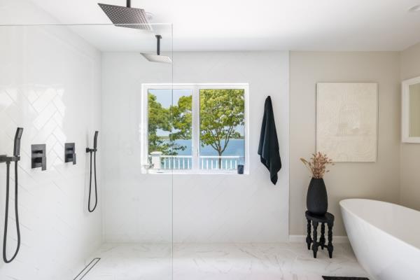 A spa-like bath retreat.