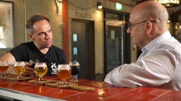 James Huey, director of the Walled City Brewery in Derry