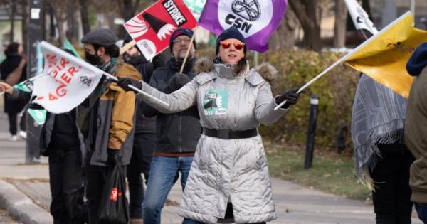 魁北克教师和公共部门工人开始为期三天的罢工事情是这样的