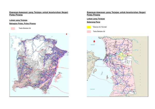 槟城居民被告知从1月10日起将面临96小时的停水