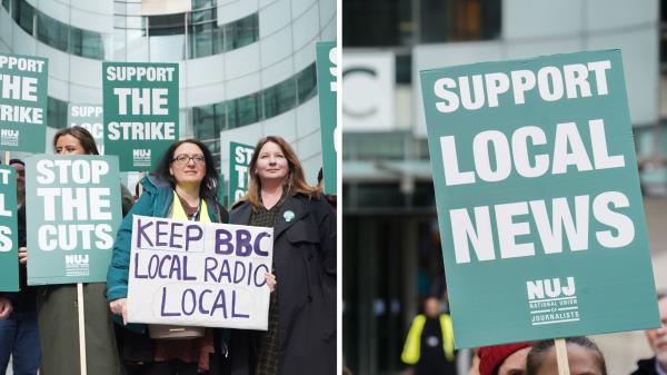 BBC员工在伦敦罢工以保护“高质量的公共服务新闻”