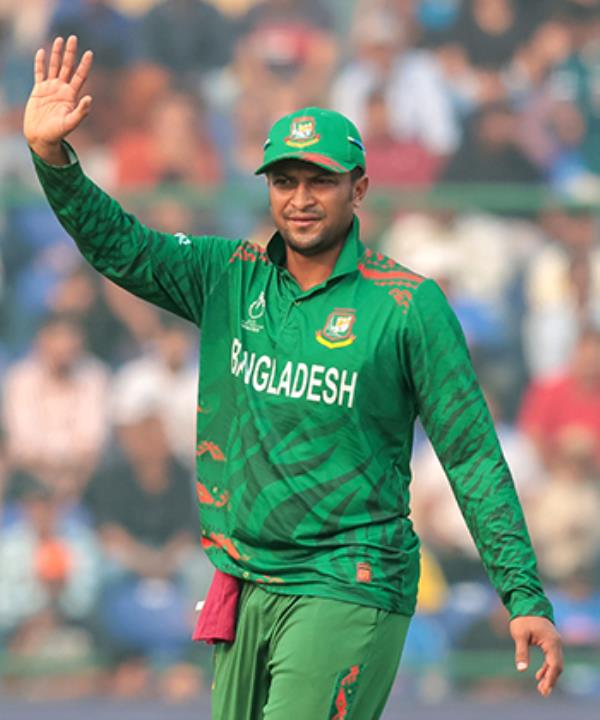 男子ODI世界杯：Shakib Al Hasan因手指受伤而缺席比赛