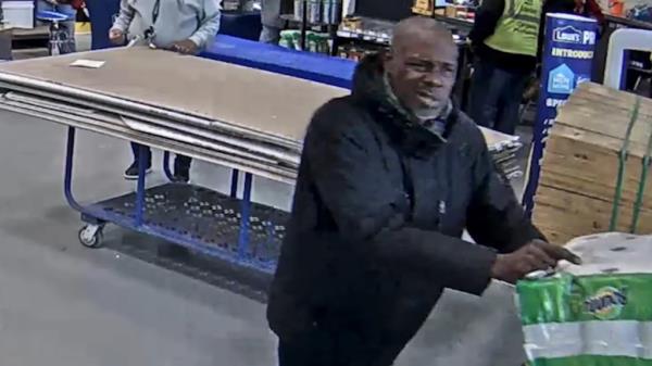 A man was accused of stealing a cop car decided to make an errand at a local Lowe's store. 