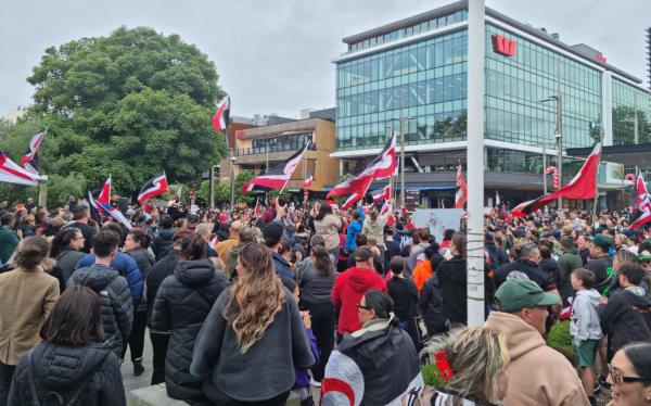 数百人聚集在克赖斯特彻奇参加全国Māori行动日