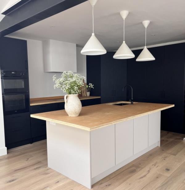 The kitchen after renovations