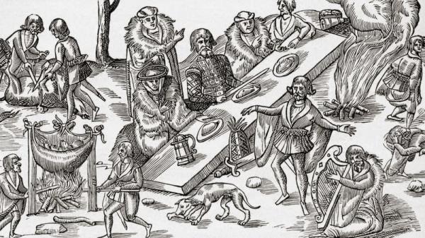 中世纪的爱尔兰精英们是如何在圣诞节大吃大喝和打架的