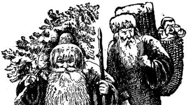 圣·尼克凶残的助手pentire Fouettard的历史