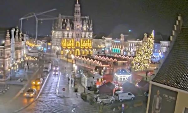 一名女子在比利时集市广场被倒下的圣诞树砸死