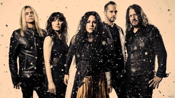 A photo including the band Evanescence for their 