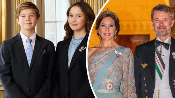 在加冕典礼的压力中：玛丽和弗雷德里克的双胞胎庆祝他们的生日