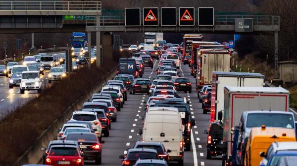 ADAC分析：2023年，德国人遭遇交通拥堵的时间明显更长