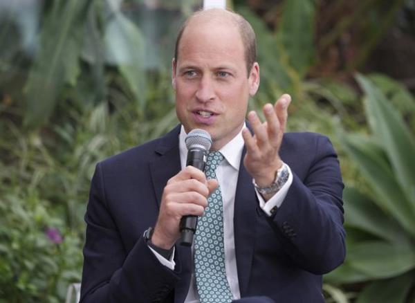 威廉王子对Earthshot奖的观众说：“要大胆、勇敢、有创意