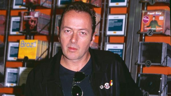 Joe Strummer in record store